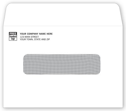 Single Window Statement Envelope, Choose From 3 Colors