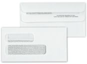 2-Window Confidential Self Seal Envelope-2 Flaps 6-7/8x3-5/8