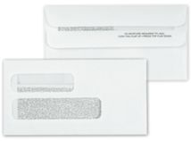 2-Window Confidential Self Seal Envelope-2 Flaps 6-7/8x3-5/8