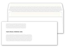 2-Window Confidential Envelope Self Seal 8-5/8 x 3-5/8