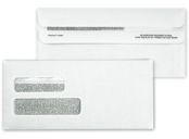 2-Window Confidential Self Seal Envelope-2 Flaps 9x 4-1/8
