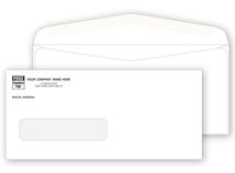 Single Window Customizable Form Envelope, Gummed Seal