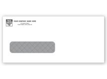 Single Window Confidential Form Envelope, Gummed Seal