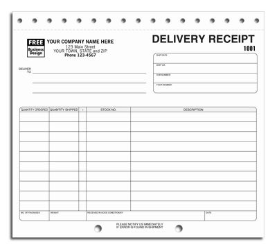 Delivery Receipts - Sets 5052