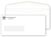 Single Window Shipping Envelope 9 x 4-1/8, Gummed Seal