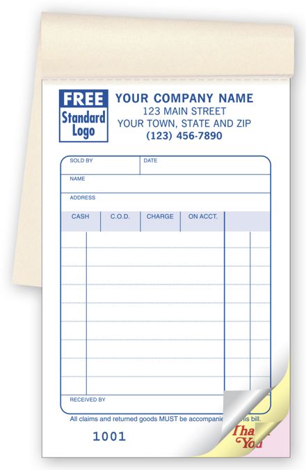 Multi-Purpose Sales Books, Classic Design, Pocket Size