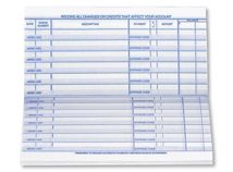 Personal Size Check Register