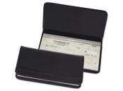Personal Size Pyramid Black Leather Cover
