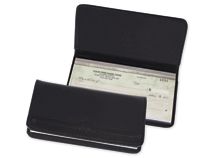 Personal Size Pyramid Black Leather Cover