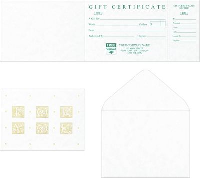 For You Fresh Impressions Gift Certificates, Vellum 5133