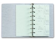 3-On-A-Page Check Stub Holder