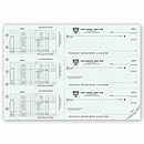 3 To a Page - Payroll Check Works With Window Envelope 53227N