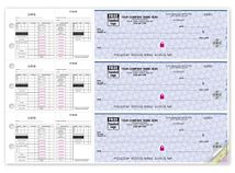 3-On-A-Page Payroll Checks, Double Side-Tear Vouchers
