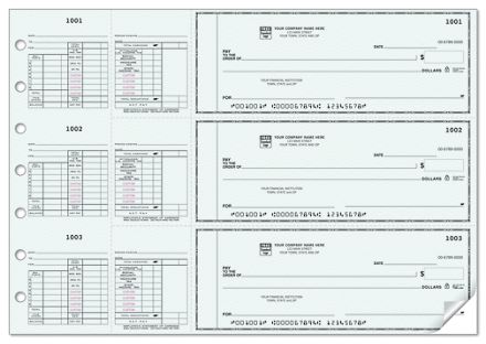 3-On-A-Page Salary Payroll Check