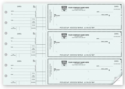 3 To a Page - Window Envelope Check 53232N