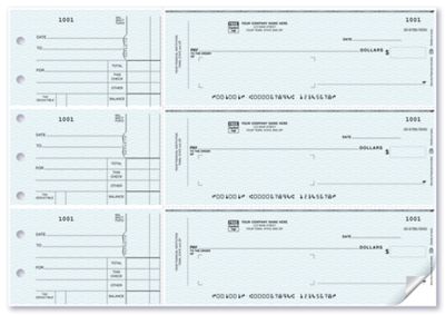 3 To a Page - Window Envelope Check 53232N