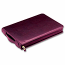 3 To a Page - Zippered Leather Portfolio 53248N