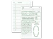 Dental Exam Records, Two-Sided, 5 x 8