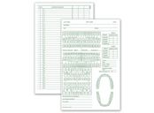 Dental Exam Records, Two-Sided, 5 x 8