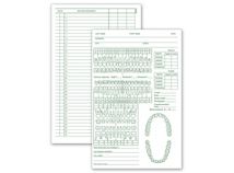 Dental Exam Records, Two-Sided, 5 x 8