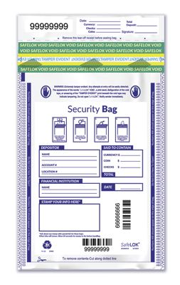 Deposit Bag - Opaque Single Pocket Deposit Bag 9 x 12 53848