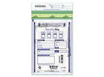 9 x 12 Single Pocket Clear Plastic Bank Deposit Bags