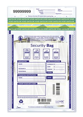All Clear Single Pocket Deposit Bag 15 x 20 53854