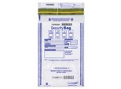 9 1/2 x 15 Dual Pocket Deposit Bag. Clear