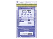 9 1/2x15 Dual Pocket Deposit Bag, Clear Front, Opaque Back