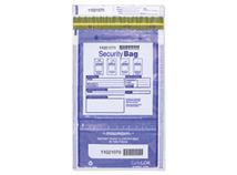 9 1/2x15 Dual Pocket Deposit Bag, Clear Front, Opaque Back