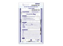 5 x 9 1/2 Drop Safe Style Deposit Bag, Clear