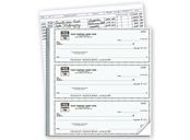 3-On-A-Page Business Size Checks with Deposit Tickets
