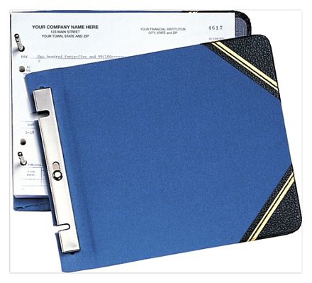 Two-Post Binder for Voucher Checks