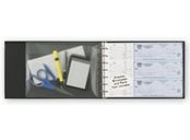 Seven Ring Binder for 3-On-A-Page Checks