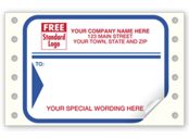 Continuous Mail Label with Border Choice