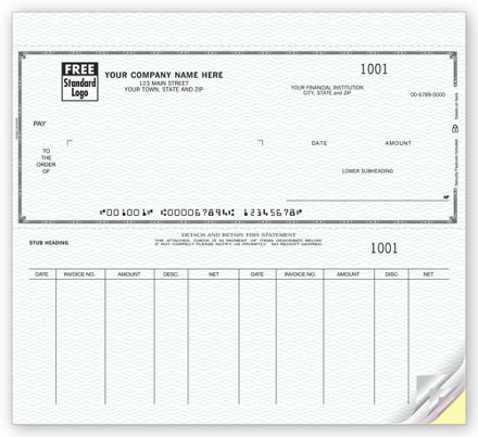 Typewriter Window Voucher Business Check
