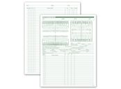 Dental Exam & Account Records, Two-Sided, White Ledger