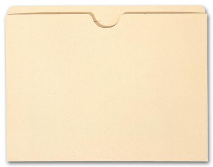 Manila File Pocket, 11 pt, No expansion