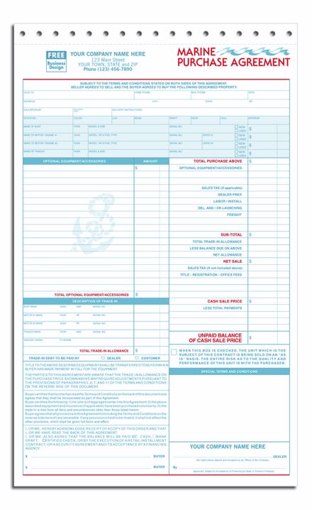 Marine Purchase Agreements