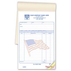 Sales Books - Large Patriotic with Special Wording
