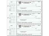 3-On-A-Page Compact Size Checks with Side-Tear Voucher