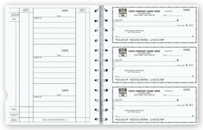 The Newport Deskbook, 3 On Page -  Compact Size Checks 56400N