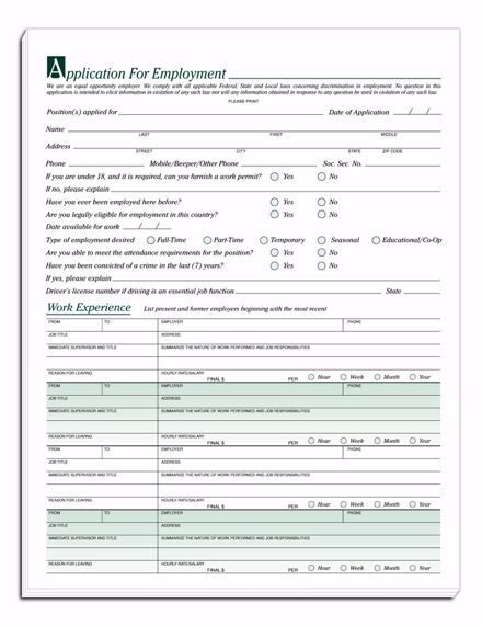 Employee Applications