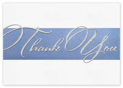 Sterling Gratitude Thank You Cards     5ED110