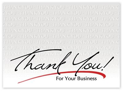 Cosmopolitan Thank You Cards     5ED112