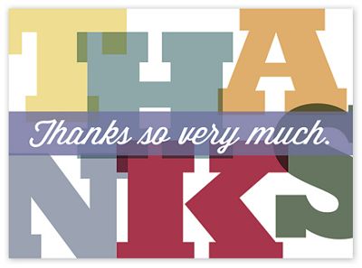 Grand Thanks Greeting Cards     5ED115