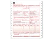 CMS-1500 One-Part Continuous Insurance Claim Form 0212