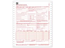 CMS-1500 One-Part Continuous Insurance Claim Form 0212