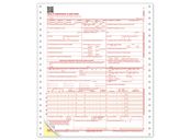 CMS-1500 Two-Part Continuous Insurance Claim Form 0212