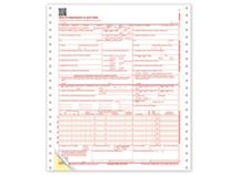 CMS-1500 Two-Part Continuous Insurance Claim Form 0212